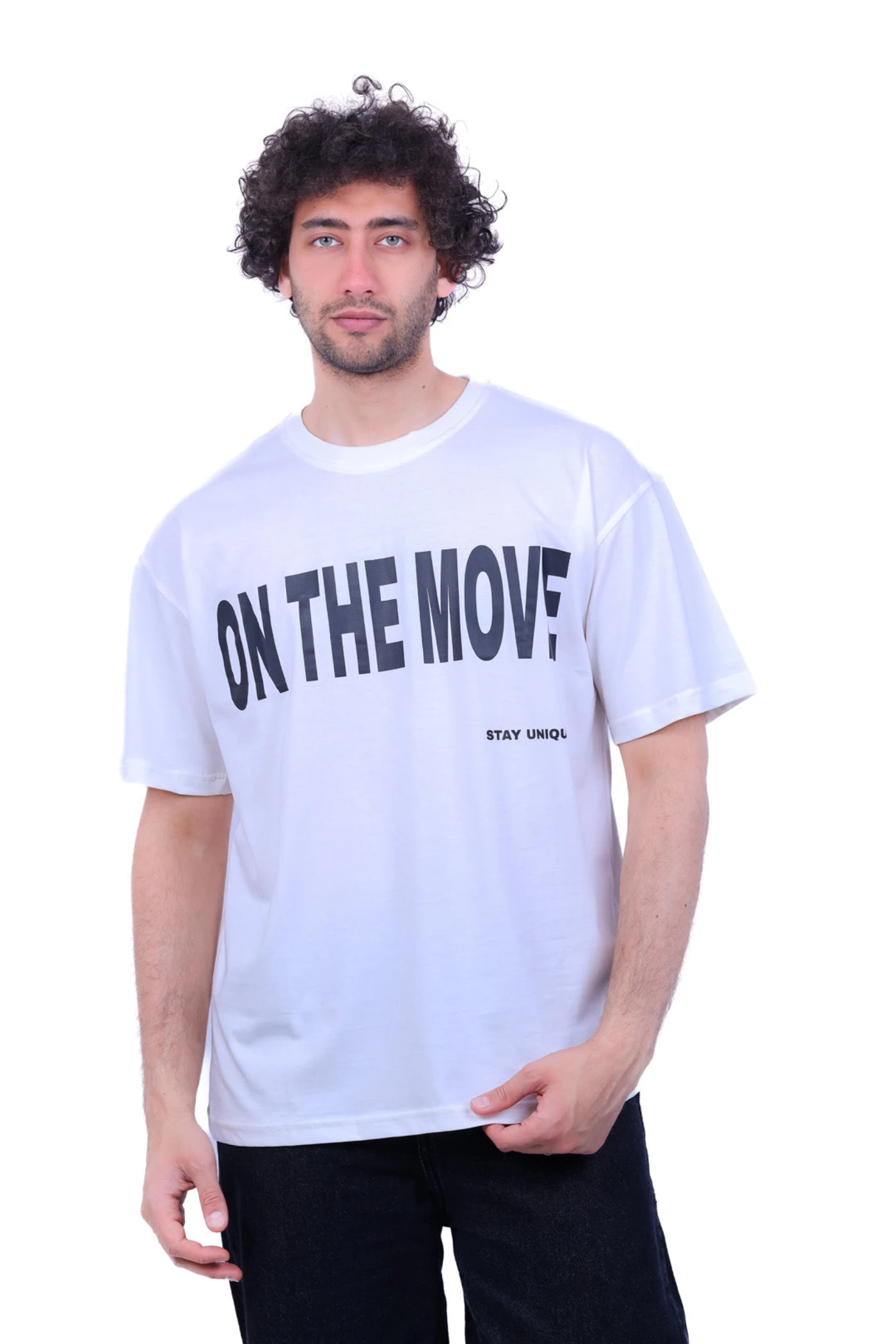 تيشيرت أوفر سايز Persula مطبوع On The Move