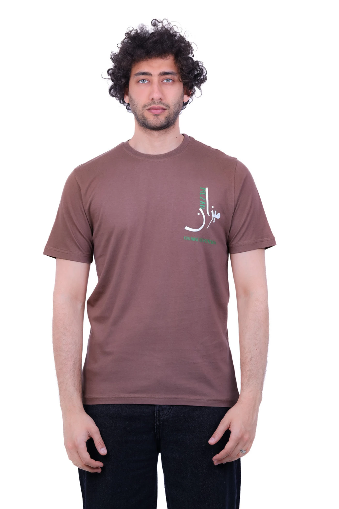 تيشيرت سليم فيت مطبوع MEZAN